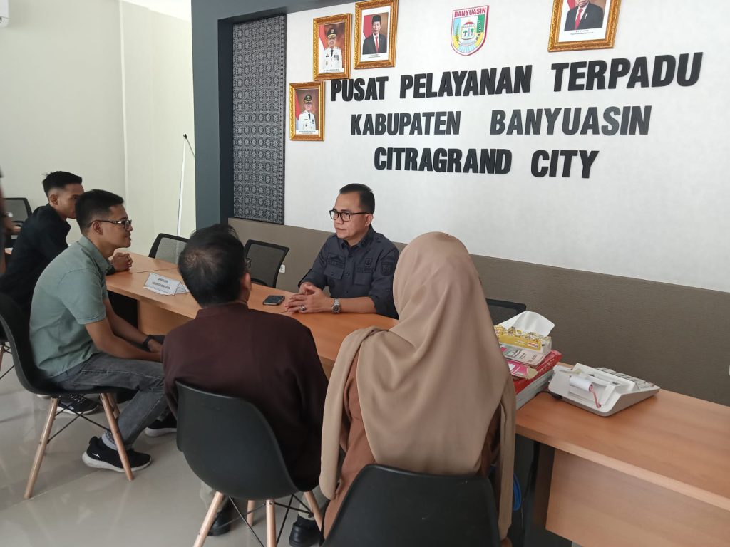 Pj Bupati Banyuasin Hani Sidak Pusat Pelayanan Terpadu Citra Grand City