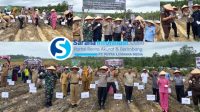 Kapolres Bangka Barat Hadiri Penanaman Jagung Serentak 1 Juta Hektar Dalam Rangka Dukung Swasembada Pangan Tahun 2025
