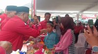 HUT Ke 52 DPC PDI Bagikan Santunan Anak Yatim Dan Lansia