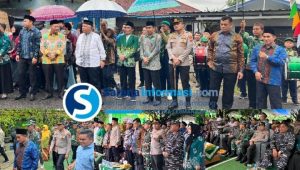 Polres Bangka Barat Giat Pengamanan Kunjungan Kerja Menteri Pendidikan Dalam Acara Milad ke-112 Muhammadiyah