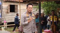 Polres Banyuasin Dinas Perkimtan Bedah Rumah Warga Kurang Mampu