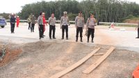 Polres Banyuasin Cek Jalur Tol Fungsional Jalur Alternatif Arus Mudik Balik Lebaran 2025 