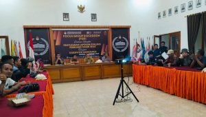 KPUD Manggarai Gelar Rapat Evaluasi Tahapan Pemilihan Tahun 2024
