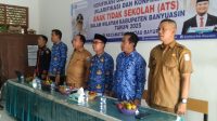 Verifikasi Penjangkauan Klarifikasi anak Tidak Sekolah Dalam wilayah kecamatan Kabupaten