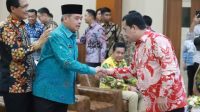 Bupati Banyuasin Serahkan LKPD Kabupaten (Unaudited) Anggaran 2024 BPK RI Perwakilan Sumsel