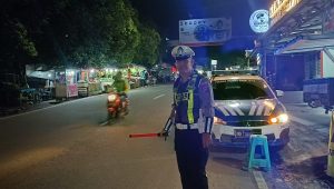 Sat Lantas Polres Muara Enim Pastikan Lalu Lintas Aman Dan Lancar Di Bulan Ramadhan 1446 Hijriah