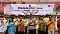 Kapolres Manggarai Pimpin Upacara Penutupan Pelatihan Gada Pratama Satpam Gelombang III Polda NTT