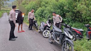 Sigap, Sat Lantas Polres Manggarai Amankan Sejumlah Remaja Balab Liar di Golo Lusang