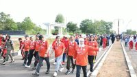 Ribuan Masyarakat Ikuti Jalan Sehat Yang Digelar Pemkab Banyuasin