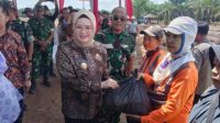 Konsisten Dukung Indonesia Pangan, Wabup Banyuasin Tanam Padi Gogo