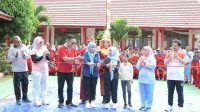 Senam Pagi Bersama Ketua TP PKK Nabila Sekaligus Sosialisasi Program Inovasi Sangpurba