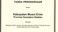 Muara Enim Juara 1 Cakupan Imunisasi Rutin Tingkat Nasional