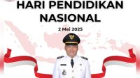 Camat Muara Padang Apel Dan Mengucapkan Selamat Hari Jadi Pendidikan Nasional 2025