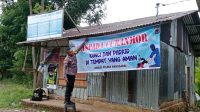 Cegah Kejahatan Jalanan, Polsek Jajaran Polres Manggarai Pasang Spanduk Himbauan