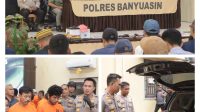 90% Kasus Tindak Pidana Maret-April Tuntas, Oprasi Sikat 1 Musi Polres Banyuasin