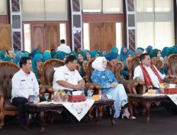 Bupati Banyuasin Hadiri Pelantikan Bunda Paud Pembina Posyandu Kecamatan