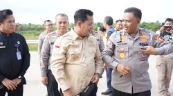 Antisipasi Kemacetan, Kakorlantas Polri dan Bupati Tinjau Progres Tol Kapal Betung