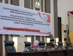 Wabup Netta Sampaikan Nota Raperda Pertanggungjawaban APBD 2024 Dalam Paripurna DPRD