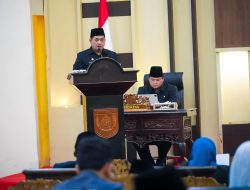 Bupati Askolani Hadiri Rapat Paripurna DPRD Pertanggung Jawaban APBD Tahun 2024 Usul Saran Dan Pendapat 