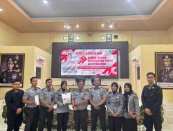Sambut HUT Bhayangkara, Pegawai Lapas Banyuasin Ikuti Kegiatan Donor Darah