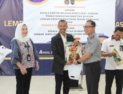 Kakanwil Ditjenpas Sumsel Bersama Kalapas Banyuasin Tandatangani Kerja Politeknik Negeri Sriwijaya