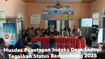 Di Tahun 2025. Ternyata Desa Sedupi Berstatus Desa Berkembang