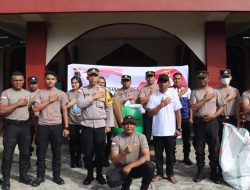 Sambut Hari Bhayangkara ke-79, Polres Manggarai Gelar Bakti Sosial Religi di Tempat Ibadah