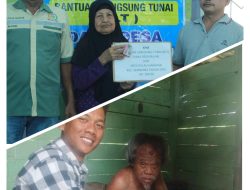 Pemdes Pulau Harapan Salurkan BLT Untuk Masyarakat Tidak Mampu 