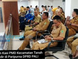 Pemerintah Kecamatan Tanah Abang Hadiri Rapat Paripurna DPRD PALI Bahas LPJ APBD 2024