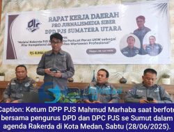 DPD PJS Sumut Gelar Rakerda I, Fokus pada Perlindungan Wartawan dan Penguatan Kompetensi