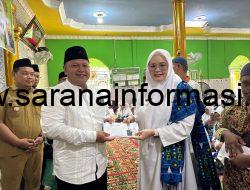 Pengajian Akbar Se-Kecamatan Suak Tapeh, Wabup Netta Bentuk Rasa Cinta Kepada Allah SWT