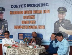Saat Coffee Morning. Kajari Tegaskan Tidak Akan Tebang Pilih dalam Penanganan Kasus Korupsi
