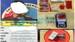 Terduga Pengedar Narkoba Keok dibekuk Polisi di Warung Kopi Perbatasan