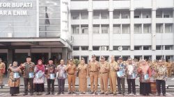 12 Medali Porprov Korpri, Wabup Muara Enim Apresiasi Atlet Dan Lepas PNS Purnabakti