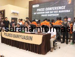 Ungkap Kasus Periode Bulan Juni 2025 Polres Banyuasin Amankan Senpi Dan Pencabulan