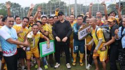 Golkar Sumsel Juara Turnamen Sepak Bola Piala Gubernur