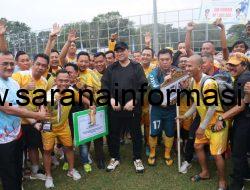 Golkar Sumsel Juara Turnamen Sepak Bola Piala Gubernur