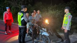 Demi Kantibmas Talang Ubi, Personil Polisi Gencar Patroli Agar Masyarakat Tetap Tenang