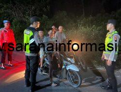 Demi Kantibmas Talang Ubi, Personil Polisi Gencar Patroli Agar Masyarakat Tetap Tenang