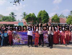Polres Banyuasin Sambut Hari Anak Sosialisasi Lalu Lintas Ceria Di SDN 13