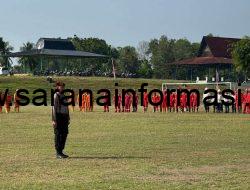 Bhabinkamtibmas Polsek Talang Ubi Bekali Calon Paskibraka SMA Negeri 3