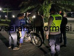 Razia Malam Polsek Tanah Abang Jaga Kondusifitas Akhir Pekan