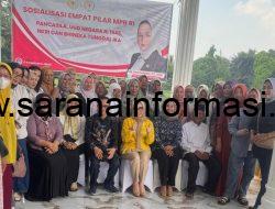 Senator Eva Susanti Gaungkan Empat Pilar MPR RI di Lahat: Jangan Pernah Lelah Mencintai Indonesia