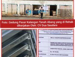 Pasar Kalangan Tanah Abang Direhab Menggunakan Material Rangka Baja Merk Trendy