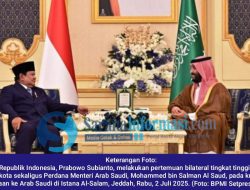 Presiden Prabowo dan Pangeran MBS Sepakati Penguatan Kerja Sama Strategis Indonesia–Arab Saudi