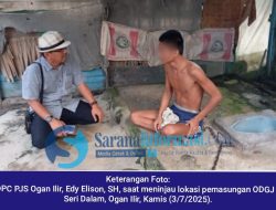 Ketua PJS Ogan Ilir Kutuk Keras Praktik Pemasungan ODGJ: “Tidak Manusiawi dan Langgar HAM”