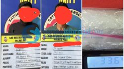 Polres Pali Gagalkan Peredaran Serbuk Haram, Dua Kurir Sabu Dibekuk Satresnarkoba