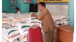 Pemdes Rimba alai Salurkan Bantuan Pangan Untuk Warga Kurang Mampu Juni-Juli 2025