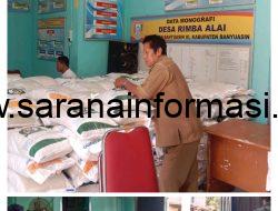 Pemdes Rimba alai Salurkan Bantuan Pangan Untuk Warga Kurang Mampu Juni-Juli 2025
