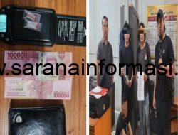 Terduga Pelaku Pengedar Jenis Sabu Diringkus Sat Reskrim Polsek Air Kumbang